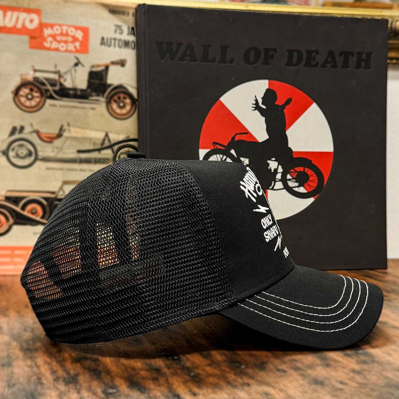 Schwarze Trucker Cap im Streetwear-Look, Urban Style, For Legends x Harry Damson